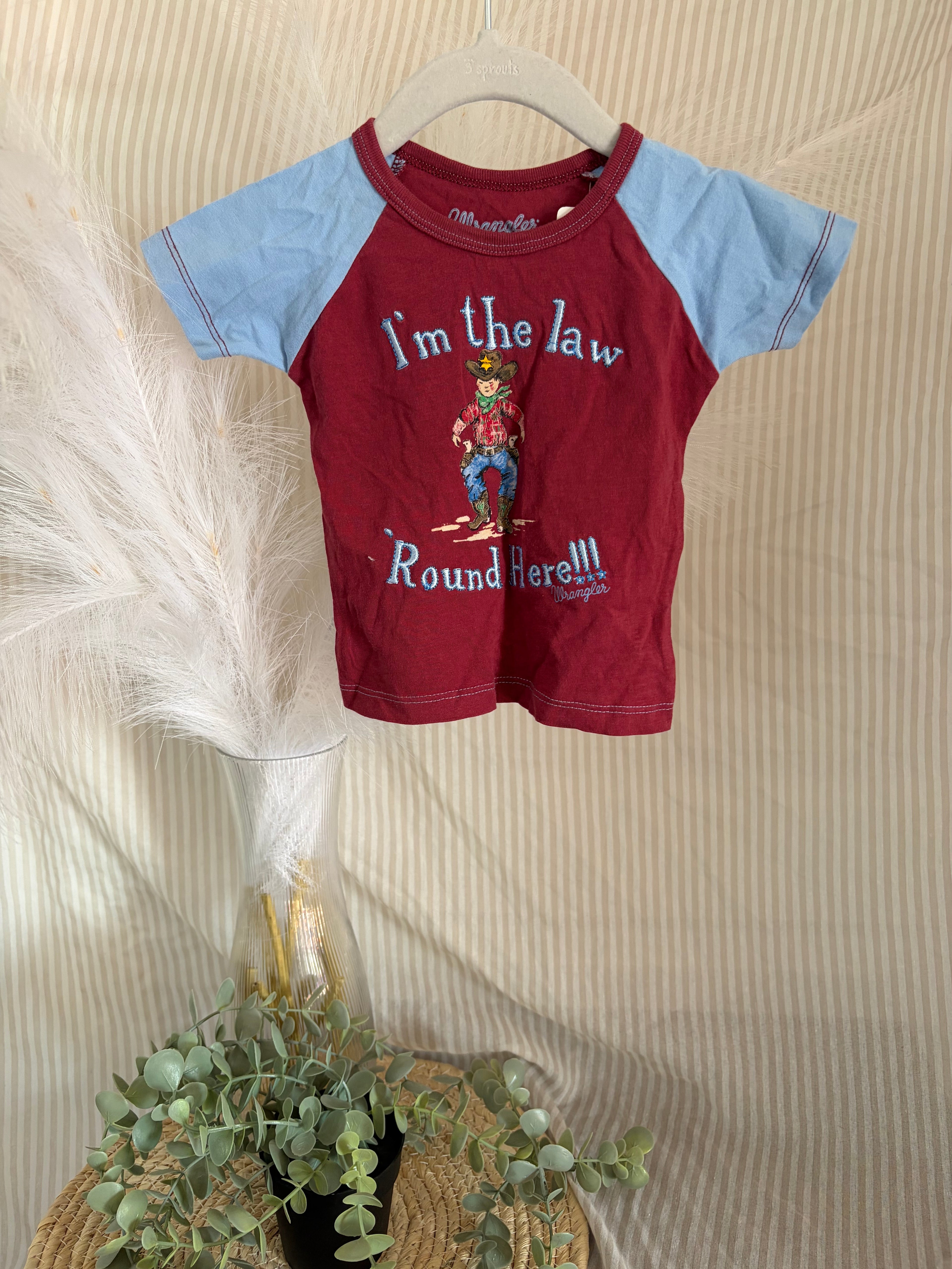 t-shirt wrangler (3-6m)