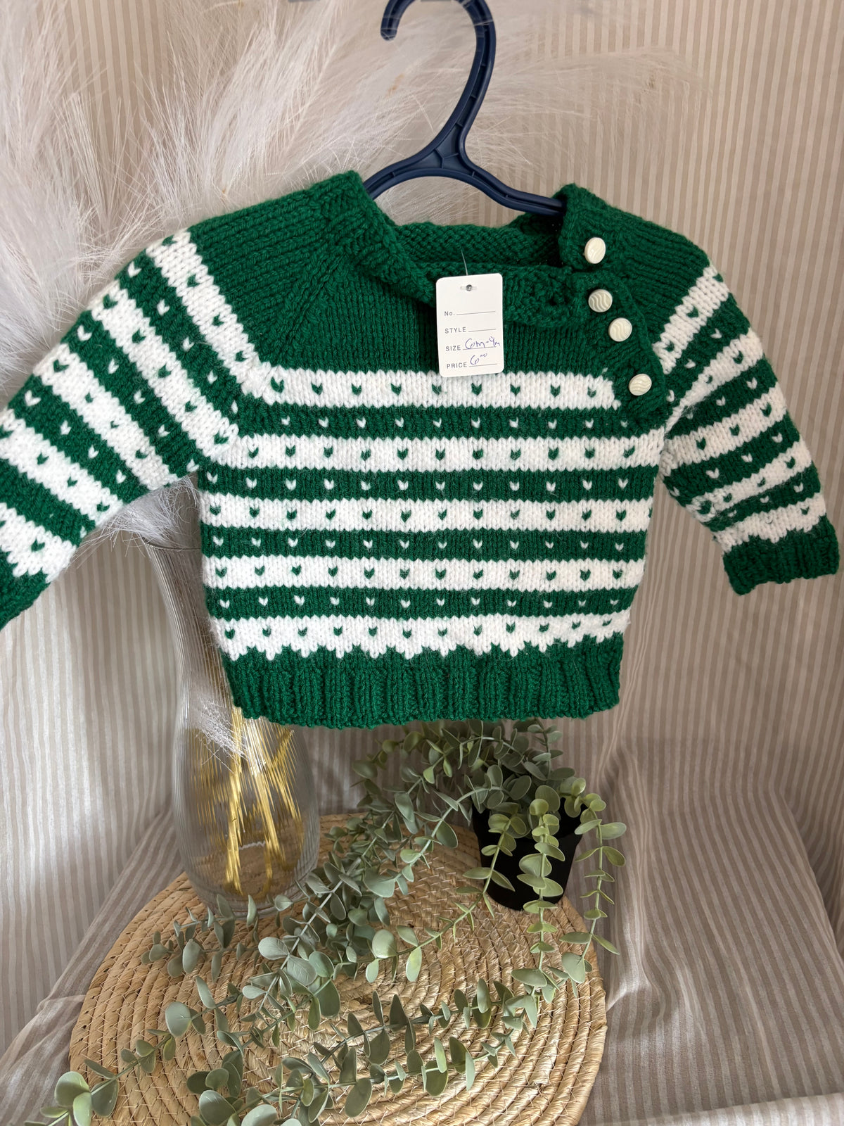 Chandail de laine (6-9m)