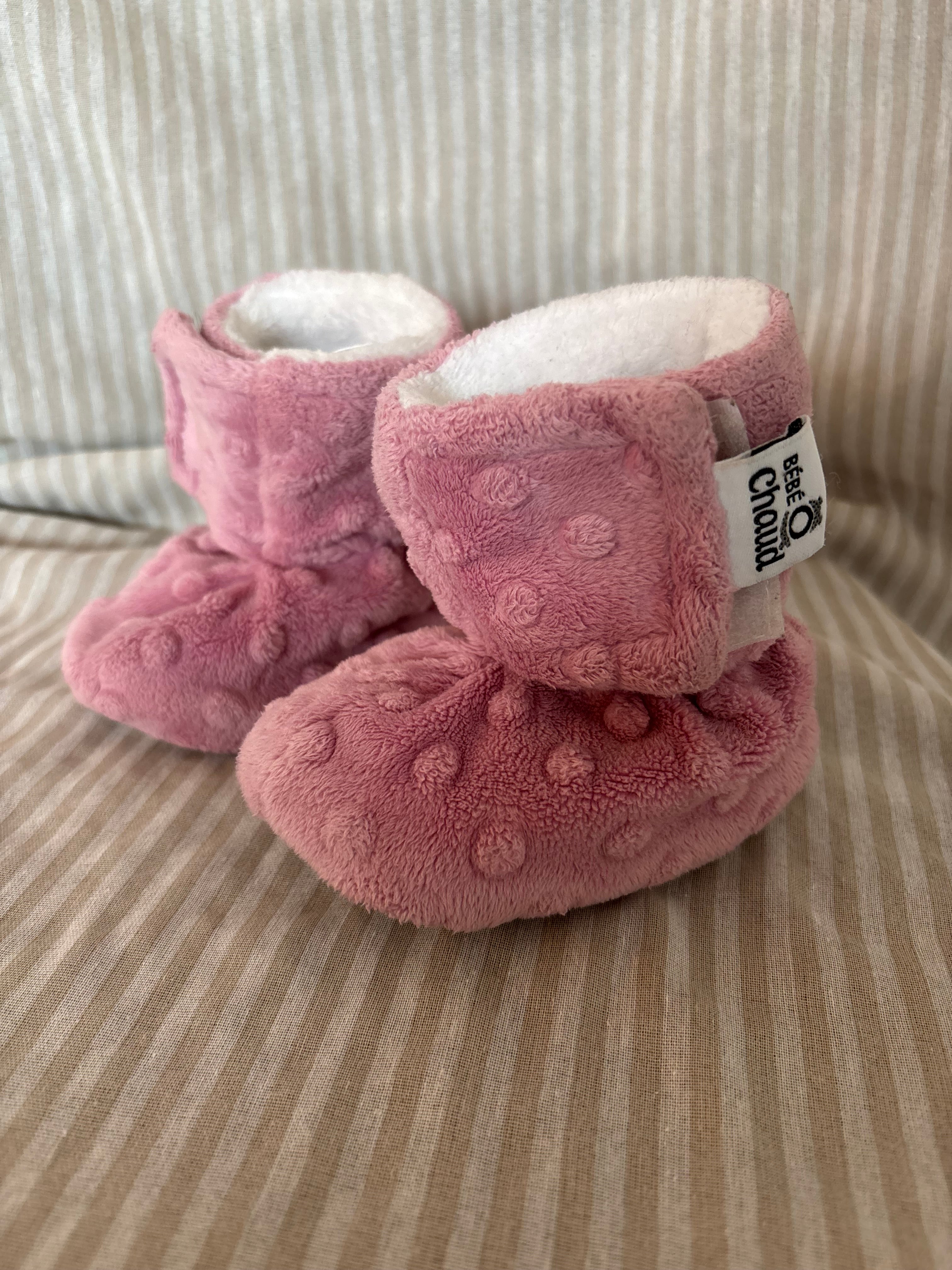 pantoufle bébé ô chaud (6-9mois)