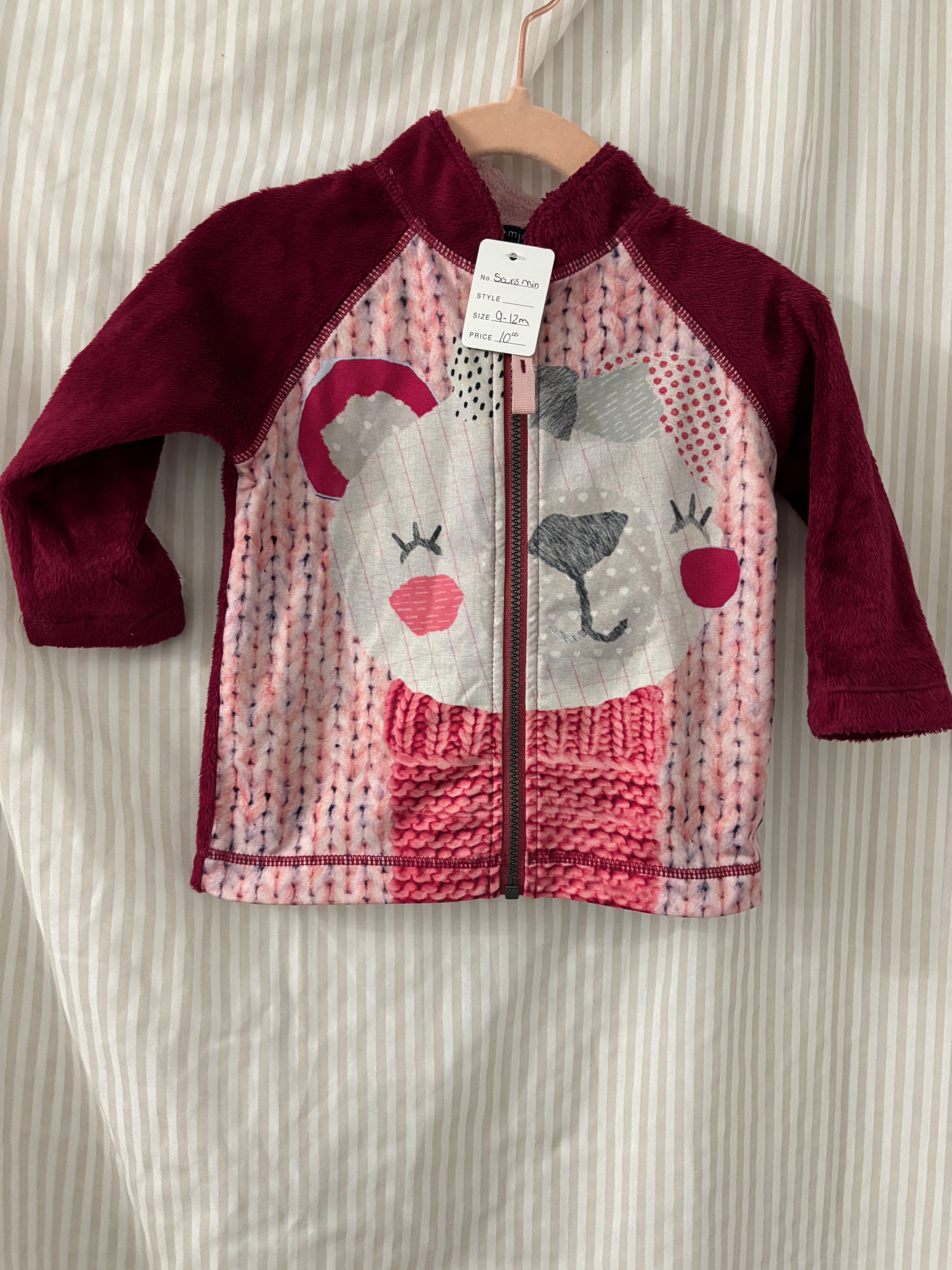 veste souris mini (9-12mois)