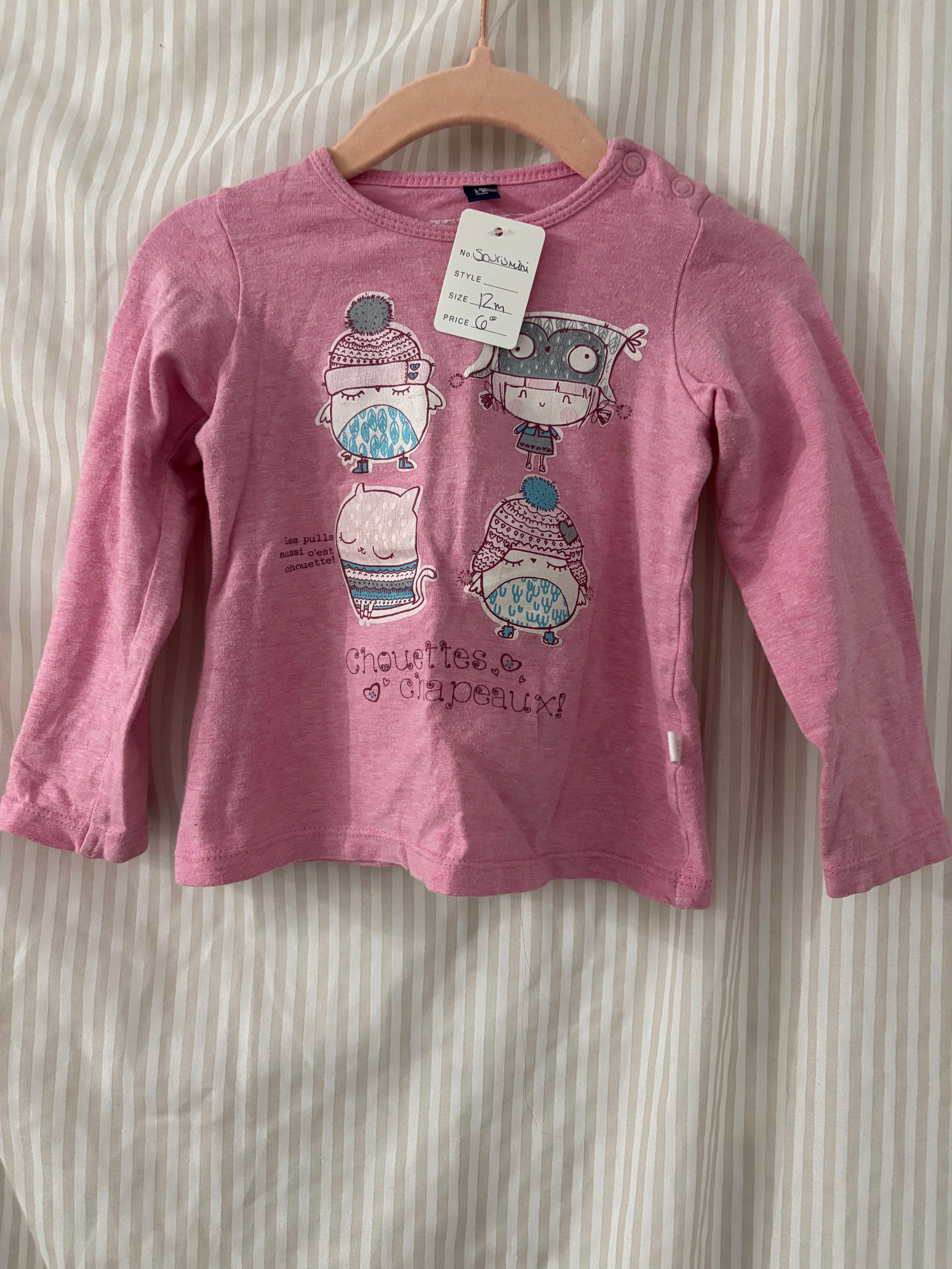 Manche longue Souris-mini (12m)